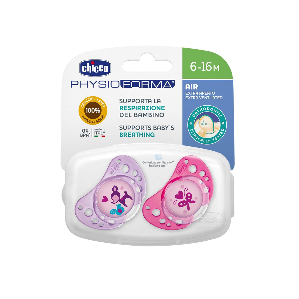Chicco Chupete de silicona Physio Comfort para niño 6-12 meses