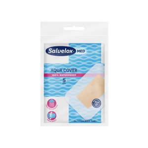 Apósito Aqua cover 76 x 54 mm Salvelox 5 uds