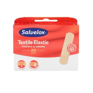 Apósito adhesivo textile elastic Salvelox 20 uds
